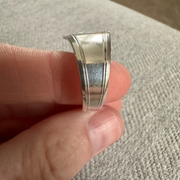 Silver Plated Spoon Ring - Picture 10 of 13